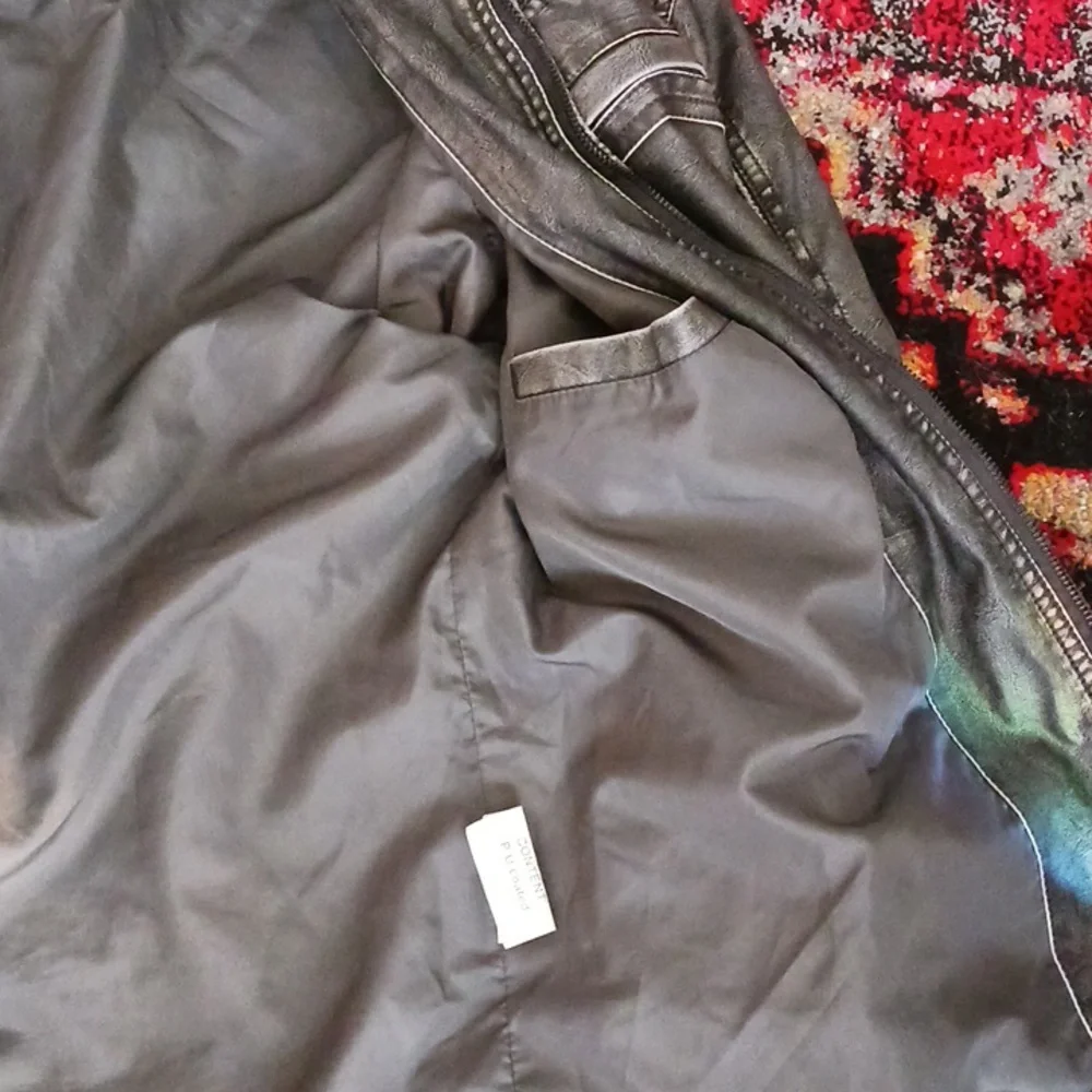 Ameri Mode Vegan Moto Jacket size XL - Picture 9 of 14